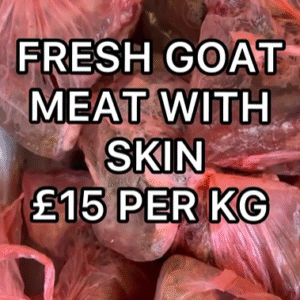 1 Kg Fresh Goat Meat with Skin